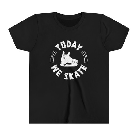 Today We Skate Kids Hockey Tee