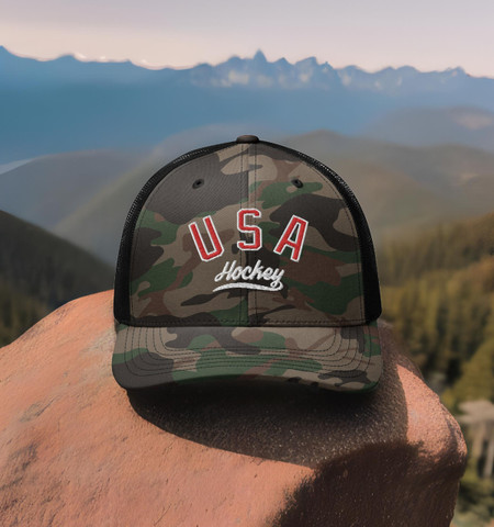 USA Camo Hockey Hat