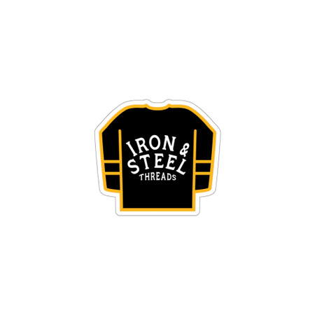 Iron & Steel Jersey Hockey Sticker