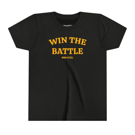 Win The Battle Hockey Kids T-Shirt