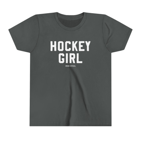 Hockey Girl USA Made Kids Tee