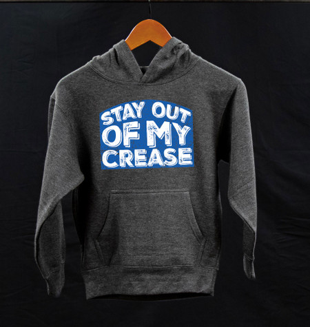Stay Out Of My Crease Kids Fleece Hoodie