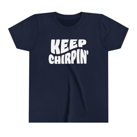 Keep Chirpin' Hockey USA Made Kids Tee