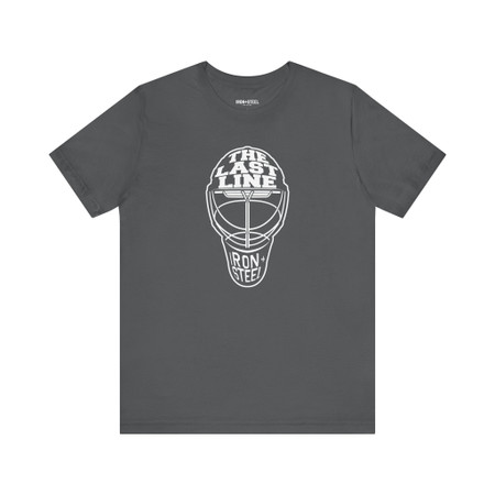 The Last Line Goalie Helmet Hockey T-Shirt