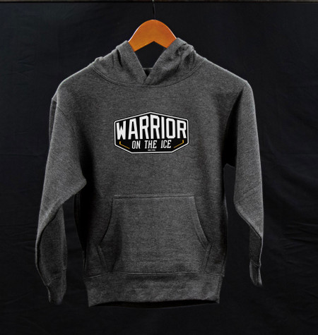 Warrior On The Ice Kids Fleece Hoodie