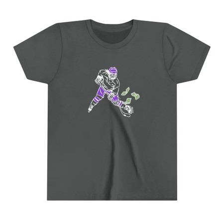 Hockey Girl Broken Stick Kids Tee