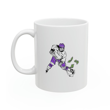 Hockey Girl Broken Stick Mug