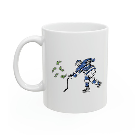 Broken Hockey Stick Mug