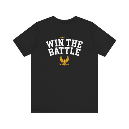 Win The Battle Eagle Hockey T-Shirt