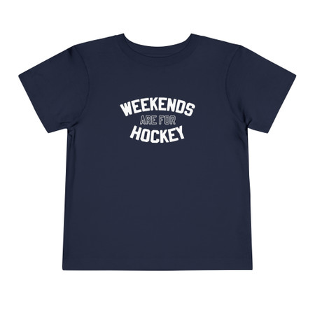 Weekends are for Hockey USA Made Toddler Tee