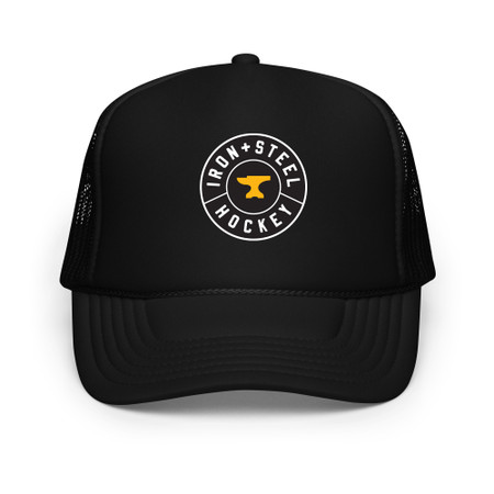 Iron+Steel Anvil Hockey Foam Trucker Hat