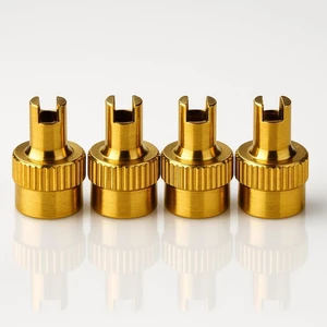 24K Gold Plated Tire Caps