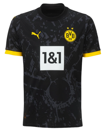 Borussia Dortmund 23/24 Kid's Away Shirt and Shorts
