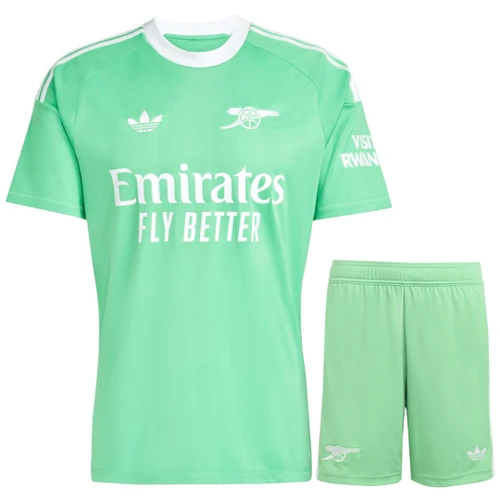 Arsenal 25/26 Kid's Green Goalkeeper Mini-Kit