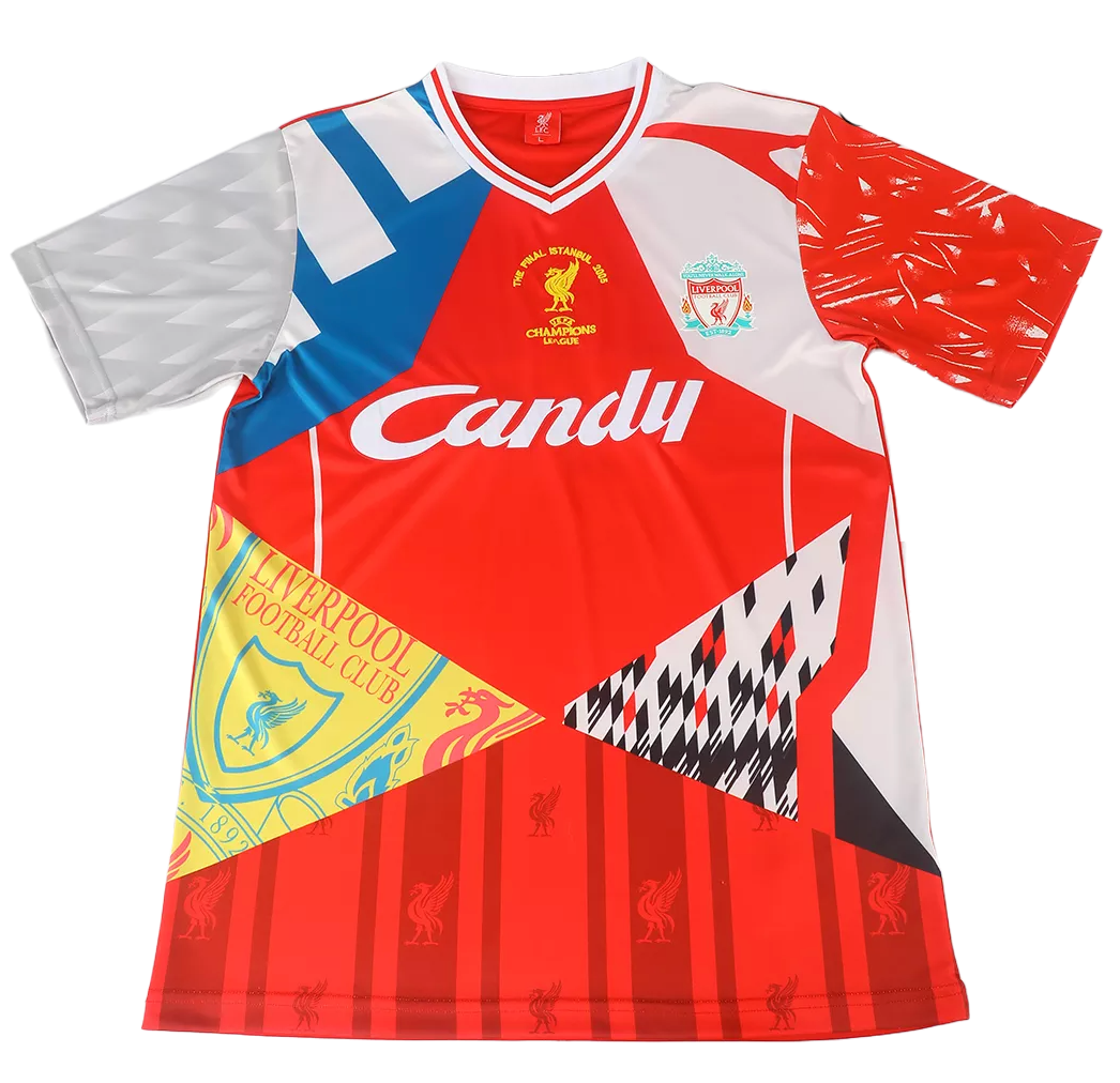 Liverpool 2005 Men's Commemorative Retro Shirt