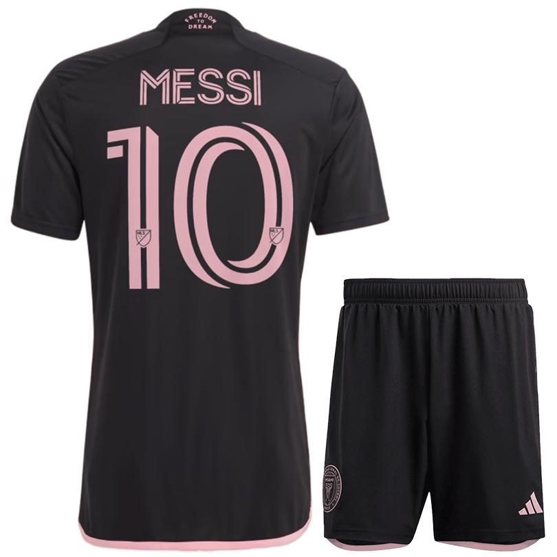 MESSI #10 Inter Miami 2023 Kid's Away Shirt and Shorts