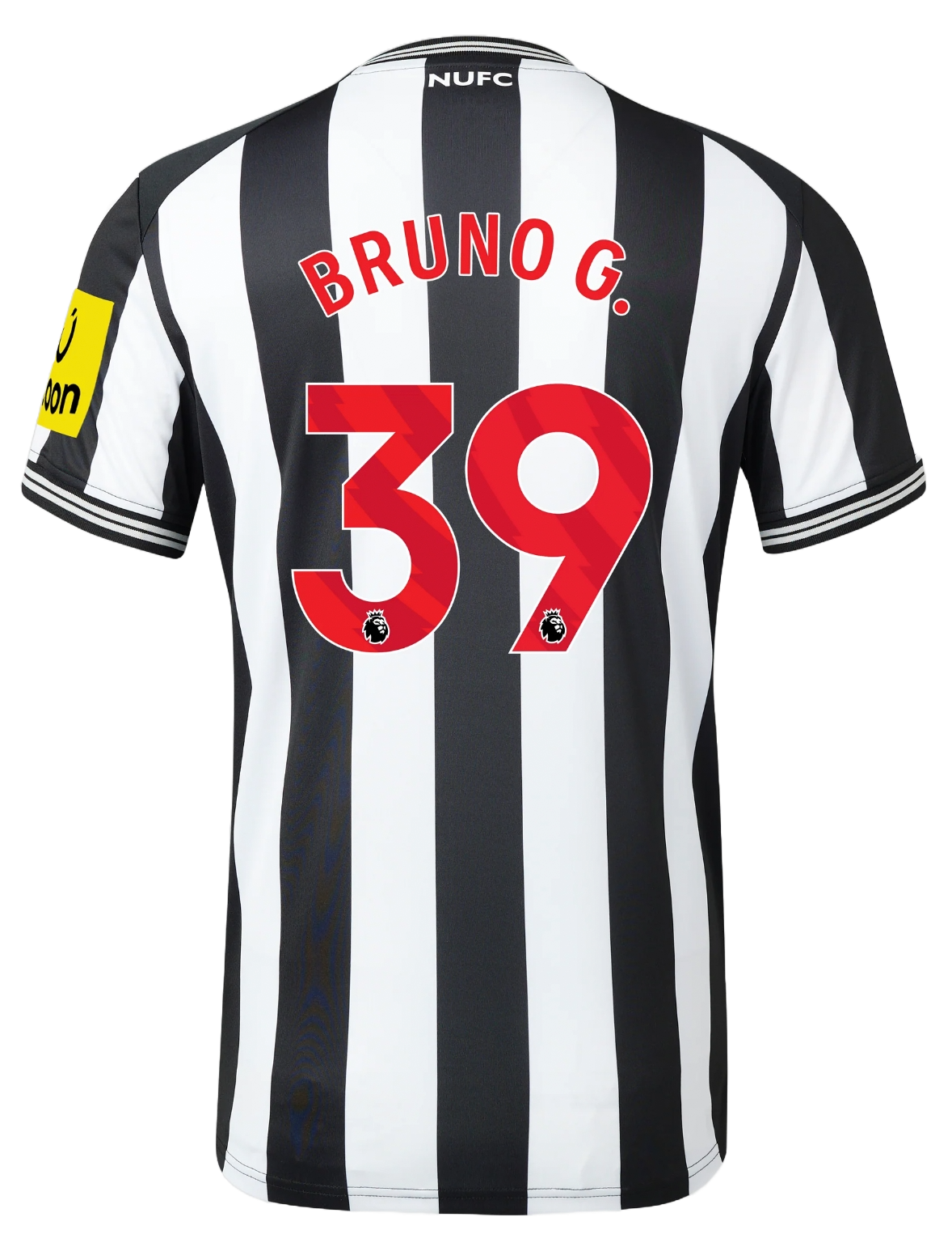 BRUNO G. #39 Newcastle United 23/24 Stadium Men's Home Shirt - PL Font