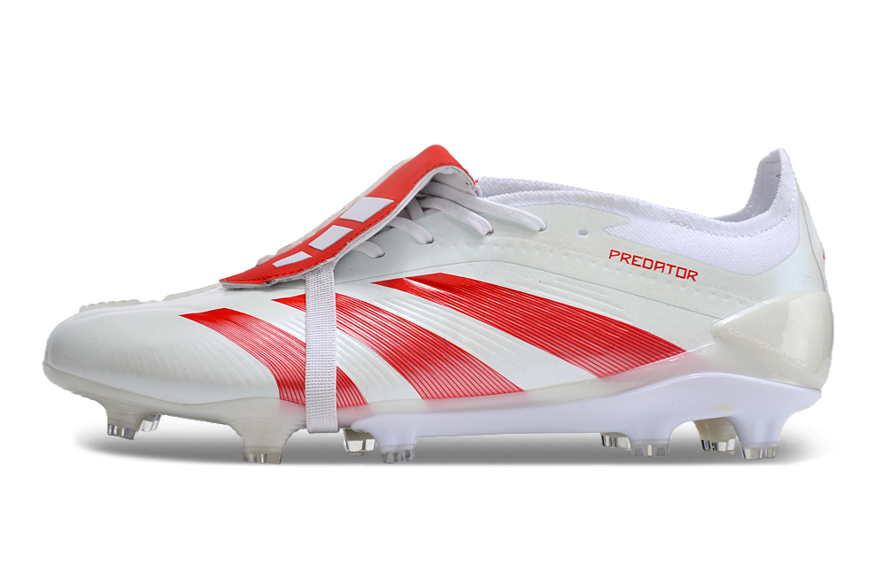adidas Predator Elite FG Fold-Over Tongue - White/Red