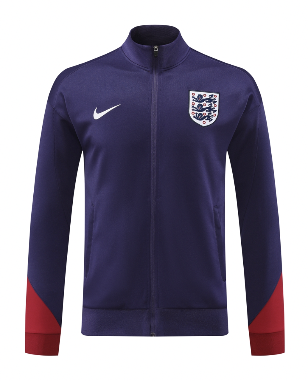 England 2024 Men's Navy Long Zip Jacket
