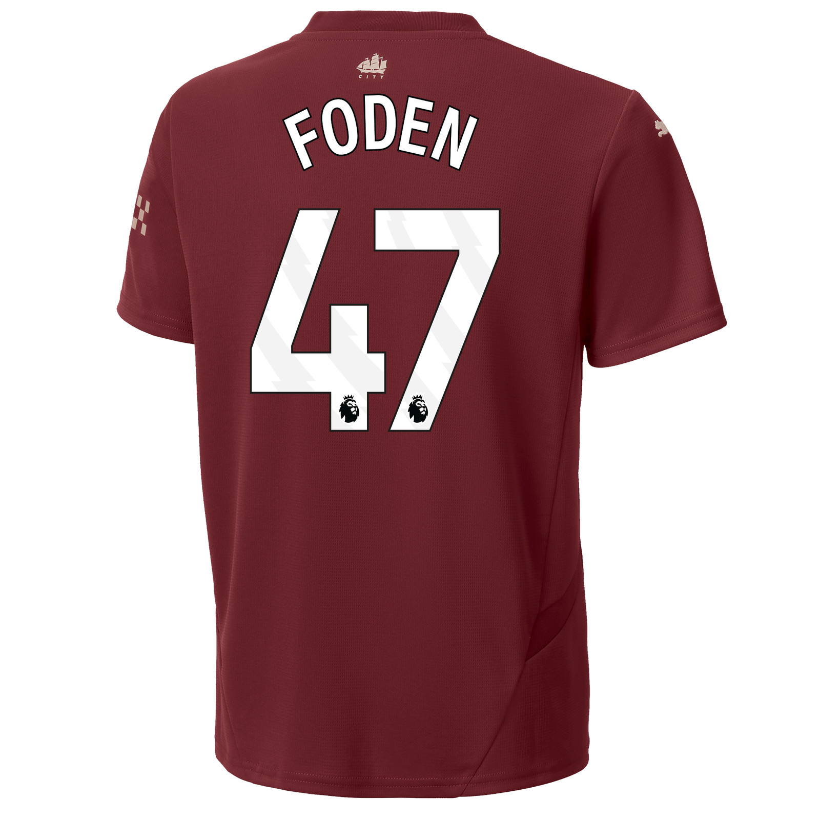 FODEN #47 Manchester City 24/25 Kid's Third Shirt and Shorts - PL Font