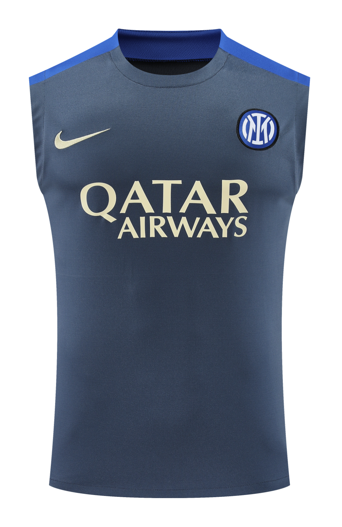 Inter Milan 24/25 Men's Dark Gray Training Tank Top