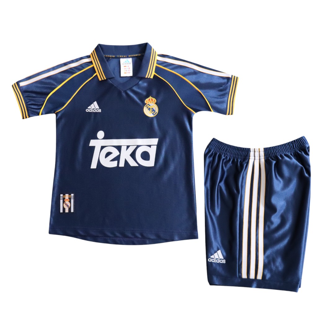 Real Madrid 98/99 Kid's Third Retro Mini-Kit
