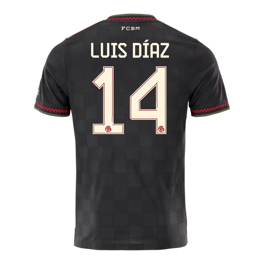 LUIS DÍAZ #14 Bayern Munich 25/26 Authentic Men's Third Shirt