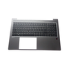 HP Top Cover with Backlit Keyboard, Chrome Palmrest and Pointing Stick, US Layout - HP Genuine Replacement Spare Parts - M35847-001-HP