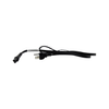 Power cord (Black) - 3-wire conductor, 18 AWG, 1.0m (3.2ft) long - Has straight (F) C5 receptacle (United States) - HP Genuine Replacement Spare Parts - 755530-001-HP
