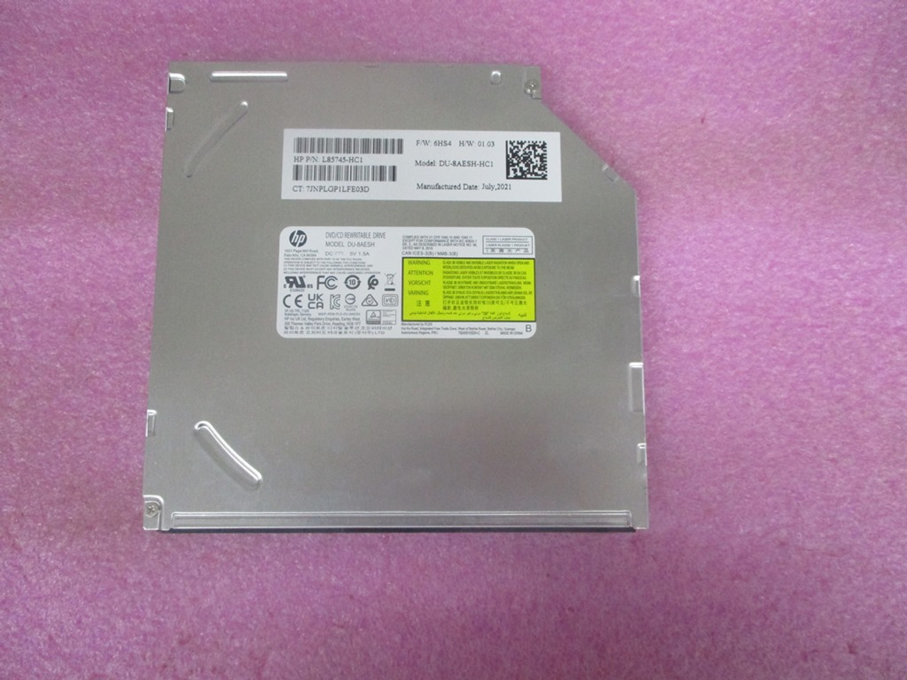 hp SPS ODD SuperMulti DVDRW 9.5 Ultra Slim - M75172-001