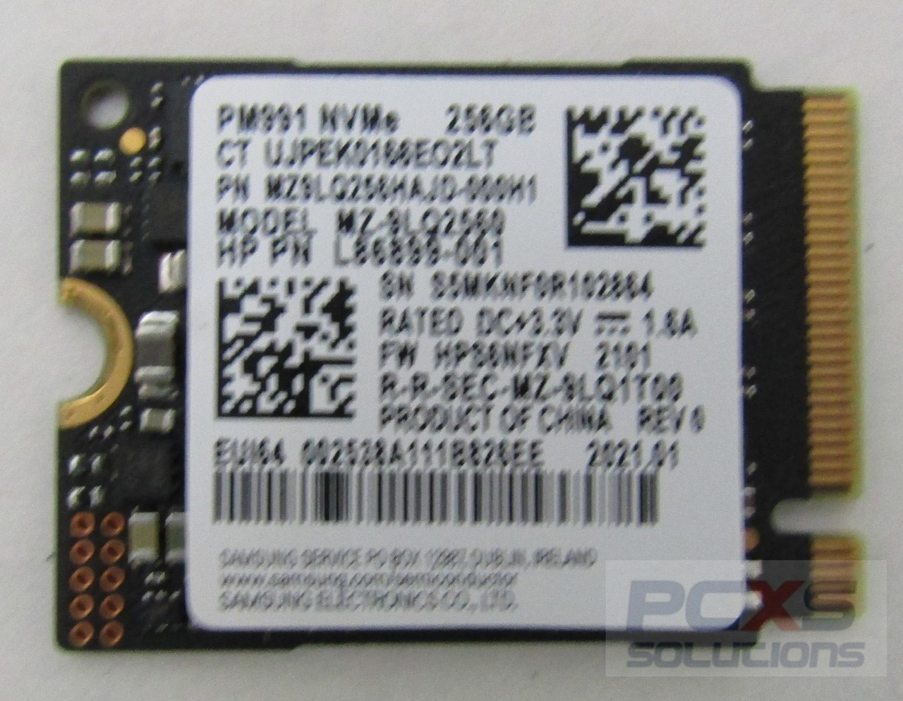 hp 256GB M.2 2230 PM991 PCIe Gen3x4 value - L86899-001