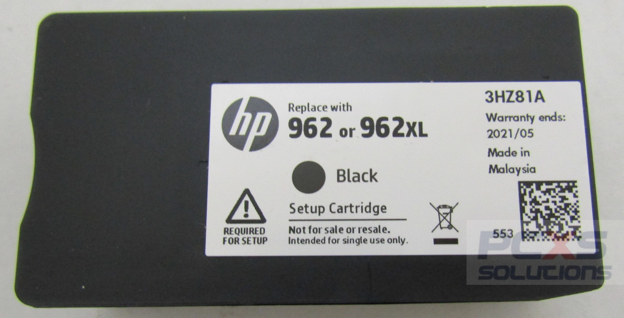 hp HP 962 Setup Black Original Ink Crtg - HP OfficeJet Pro 9010 All-in-One Printer series - 3HZ81A
