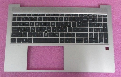 hp SPS-TOP COVER W/KB CP US used pull Elitebook 855 G7 - M21678-001-B