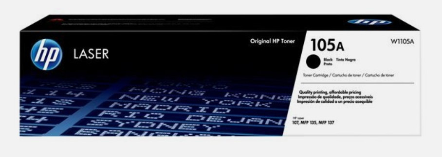 hp HP 105A Black Original Laser Toner Cartridge - W1105A