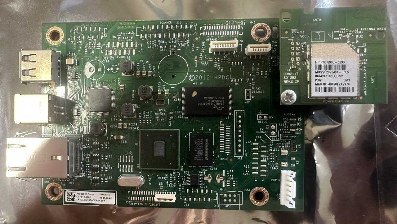 HP LaserJet Pro MFP M428fdw Formatter Board Assembly - Thumbnail 2