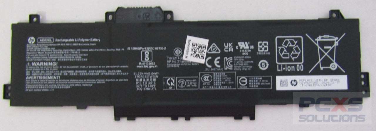 hp SKO-BATT 3C41WH 3.75AH AE03041XL-PL HP 255 G10 / Laptop PC 15-fc0000 / 240 G10 / 14-ee0000 / 14-em0000 - N21969-005