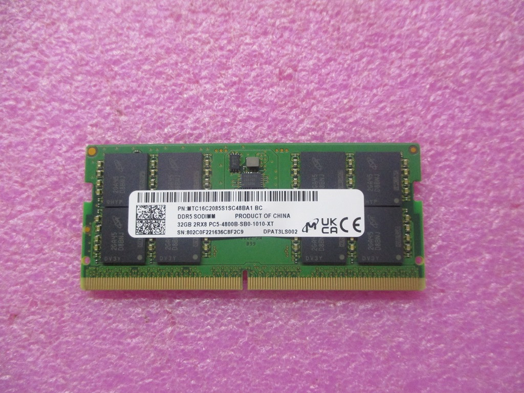 SKO-SODIMM 32GB DDR5-4800 NECC - HP Genuine Replacement Spare Parts - N05331-001-HP