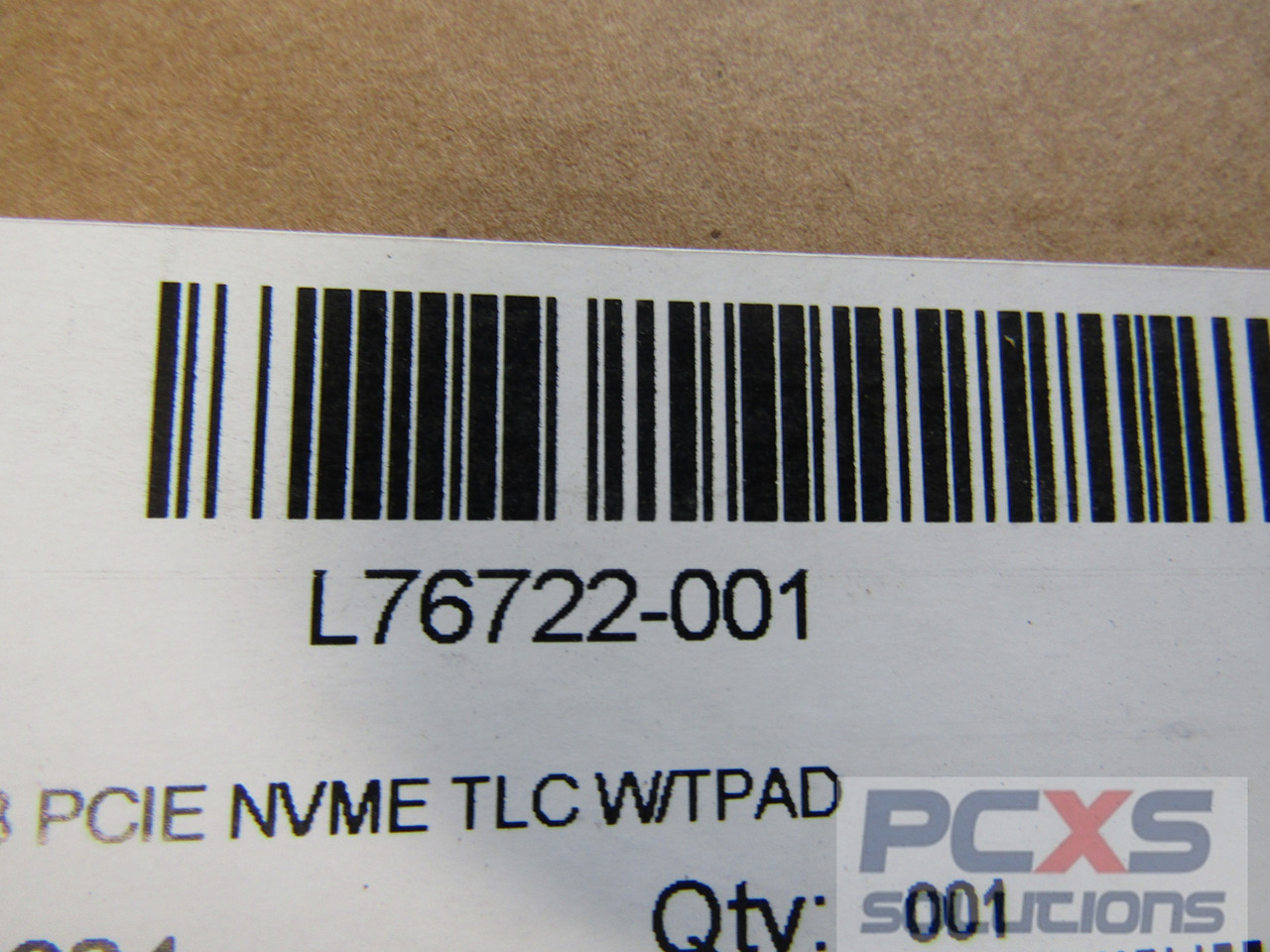 SPS-SSD 512GB PCIe NVMe TLC W/TPAD - HP Genuine Replacement Spare Parts - L76722-001-HP