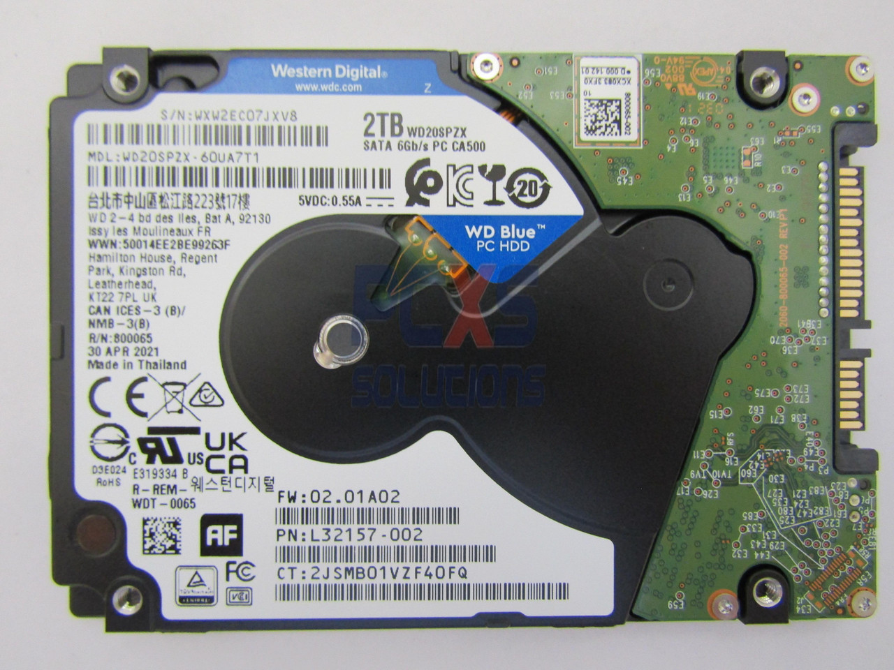 SKO-HDD SATA 2TB 5400RPM 7mm RAW - HP Genuine Replacement Spare Parts - L89711-003-HP