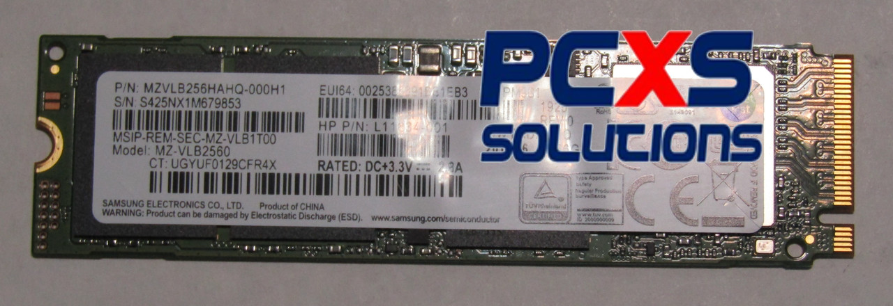 HP SPS-SSD 256GB PCIe NVMe TLC - L60458-001