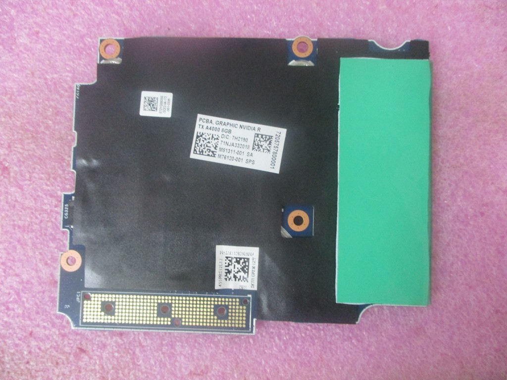 SPS-GRAPHIC NVIDIA RTX A4000 8GB - HP Genuine Replacement Spare Parts - M76120-001-HP