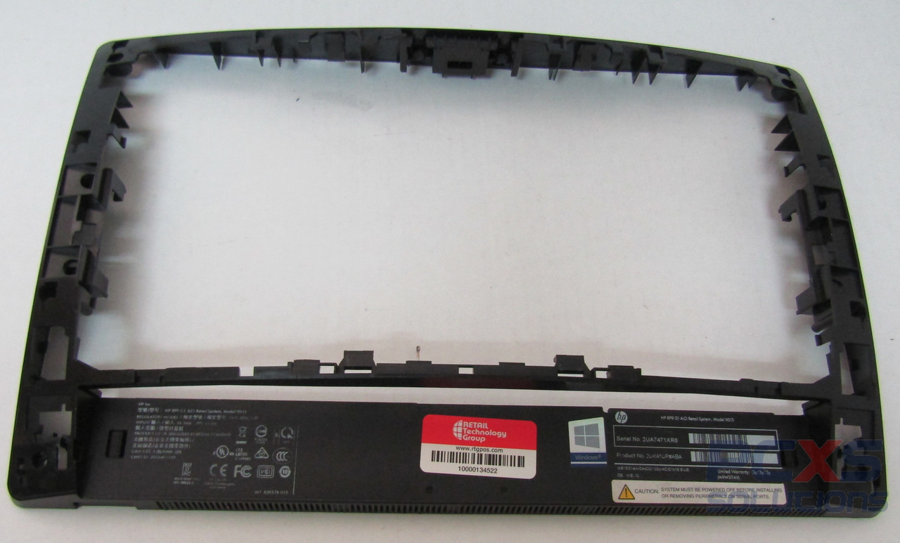 SPS-RP9 PLS middle trim 15.6 RPOS15 - HP Genuine Replacement Spare Parts - 842271-001-HP