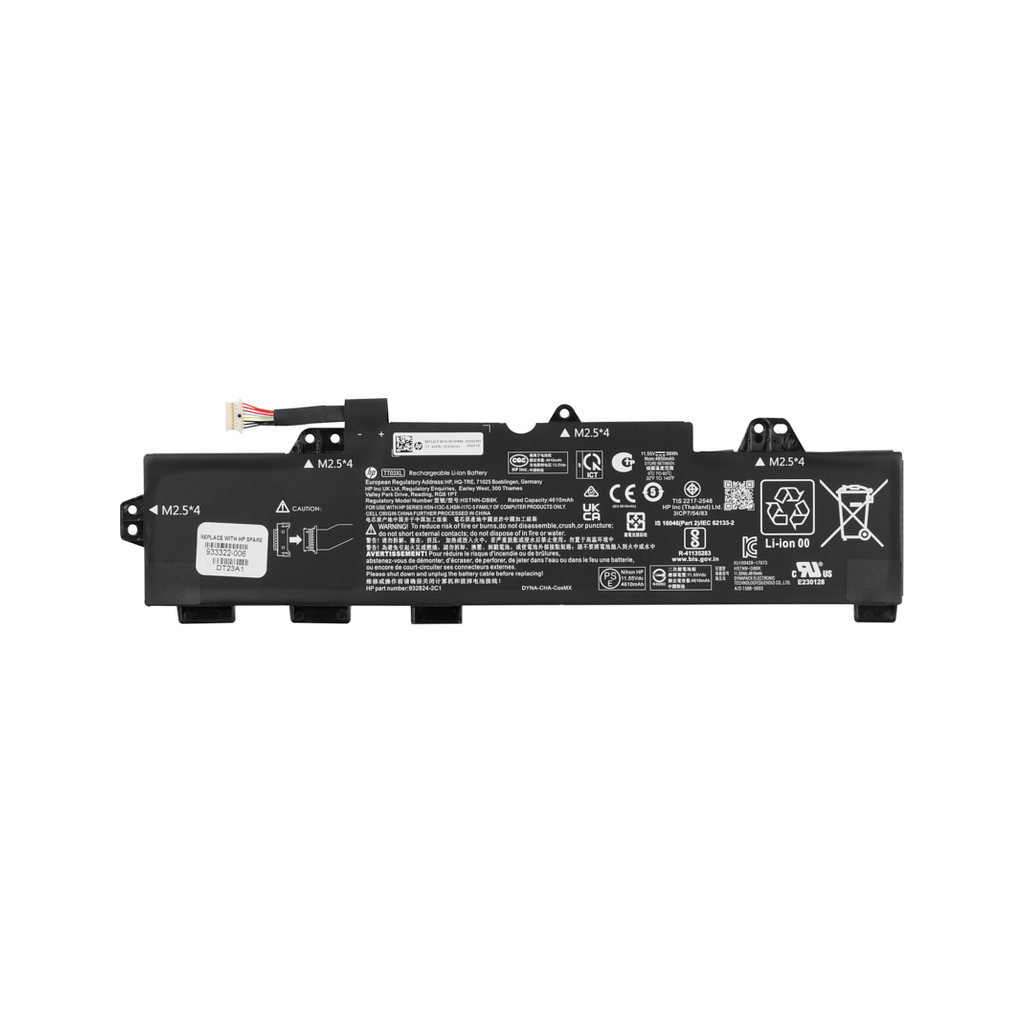 SKO-BATT 3C 56W 4.85A LI TT03056XL-PL RT - HP Genuine Replacement Spare Parts - 933322-006-HP