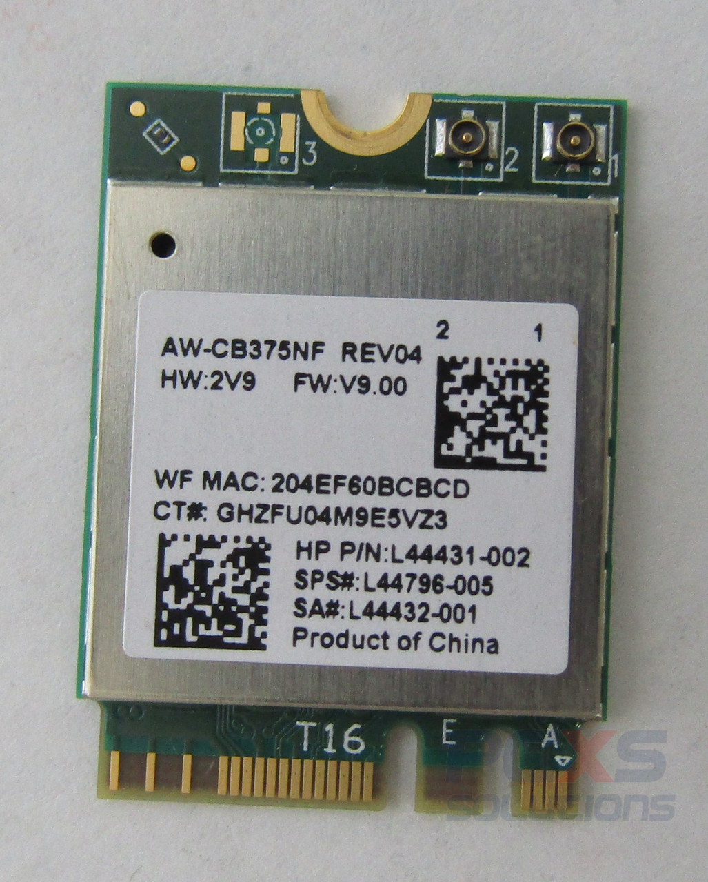 SKO-WLAN RT 11AC 2X2 +BT5 M.2 2230 - HP Genuine Replacement Spare Parts - L44796-005-HP