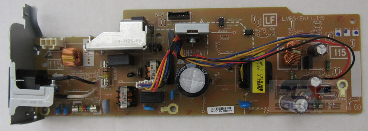 L.V.POWER SUPPLY PCA ASSY 110-127V - HP Genuine Replacement Spare Parts - RM3-7417-000CN-HP