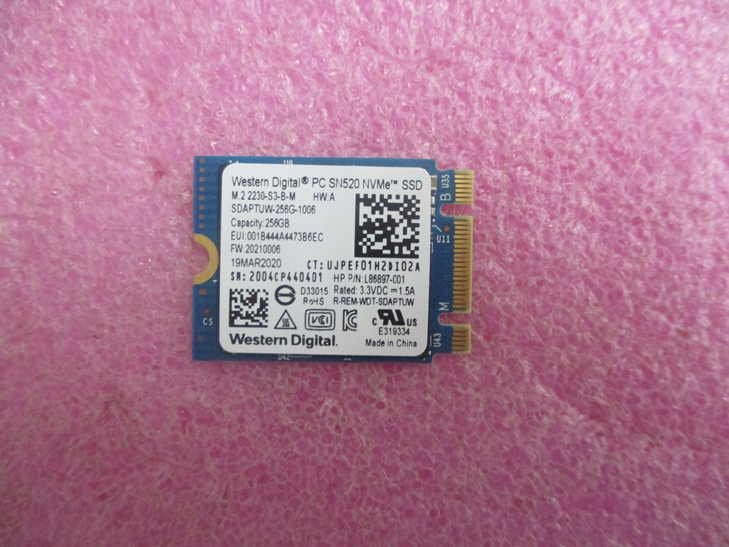 SKO-solid-state drive 256GB 2230 PCIe NV - HP Genuine Replacement Spare Parts - M11042-001-HP