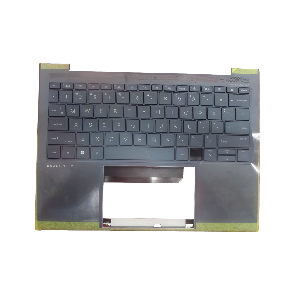 SPS-TOP CVR W/KBD SBM CP BL SR PVCY US - HP Genuine Replacement Spare Parts - N08580-001-HP