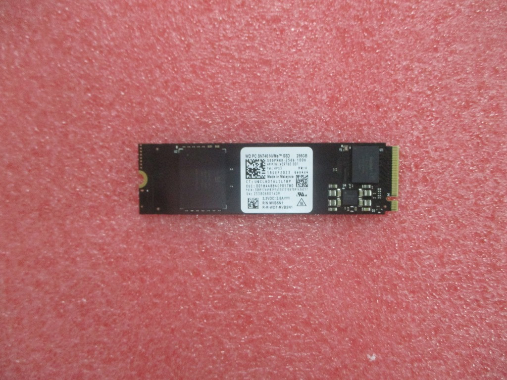 SSD 256GB 2280 PCIe-4x4 NVMe VAL nM - HP Genuine Replacement Spare