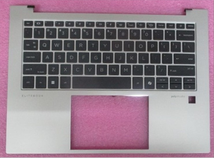 SPS-TOPCOVER W/KB CP BL SR US - HP Genuine Replacement Spare Parts - N95848-001-HP