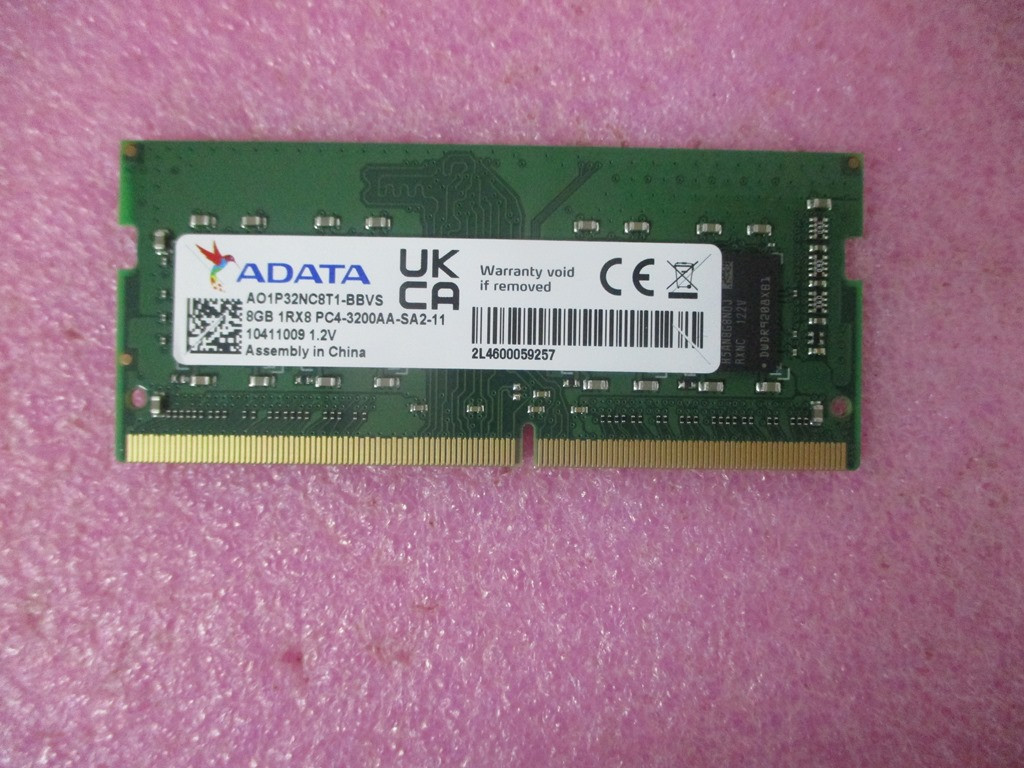 SKO-MEM 8GB 3200MHz 1.2v DDR4 - HP Genuine Replacement Spare Parts - L46598-003-HP